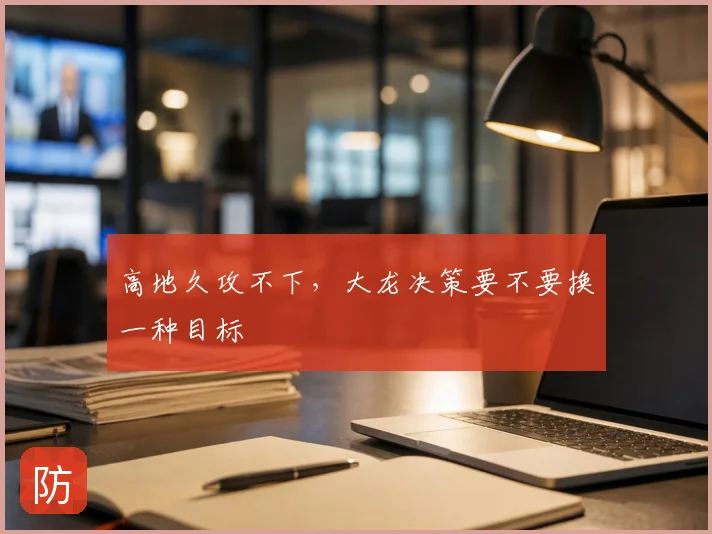 高地久攻不下，大龙决策要不要换一种目标